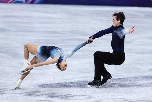 GIOCHI OLIMPICI - Olimpiadi Invernali Milano-Cortina 2026 - Figure skating, Eiskunstlauf - Pair Skating Maria Pavlova Alexei Sviatchenko (HUN) during the Olympic Winter games, Winterspiele,Spiele, Summer games Milano-Cortina 2026, Pair Skating on February 16, 2026 at Milano Ice Skating Arena in Milan, Italy Cortina D Ampezzo Italy  Copyright: xIPAxSport ABACAx