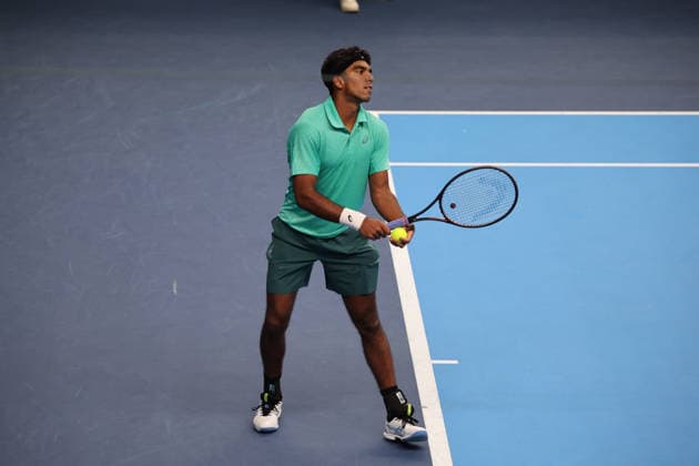 TENNIS : Play In Challenger Lille 2026 - ATP, Tennis Herren 125 Challenger Tour - fÃ vrier 2026 Nishesh BASAVAREDDY (USA) au Play In Challenger Lille 2026, ATP 125 Challenger Tour, 16 au 22 fÃ vrier 2026 - photo Laurent Sanson PsnewZ  Copyright: xLaurentxSANSONx xPsnewZx
