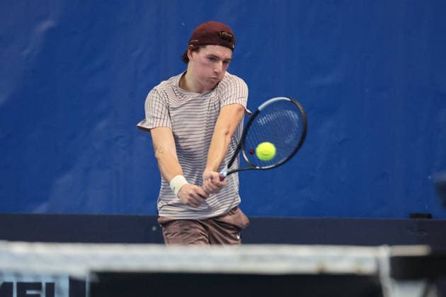 TENNIS : Play In Challenger Lille 2026 - ATP, Tennis Herren 125 Challenger Tour - fÃ vrier 2026 Loann MASSARD (France) au Play In Challenger Lille 2026, ATP 125 Challenger Tour, 16 au 22 fÃ vrier 2026 - photo Laurent Sanson PsnewZ  Copyright: xLaurentxSANSONx xPsnewZx