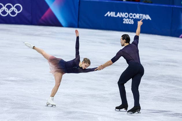 GIOCHI OLIMPICI - Olimpiadi Invernali Milano-Cortina 2026 - Figure skating, Eiskunstlauf - Pair Skating Minerva Fabienne Hase Nikita Volodin (GER) during the Olympic Winter games, Winterspiele,Spiele, Summer games Milano-Cortina 2026, Pair Skating on February 16, 2026 at Milano Ice Skating Arena in Milan, Italy Cortina D Ampezzo Italy  Copyright: xIPAxSport ABACAx