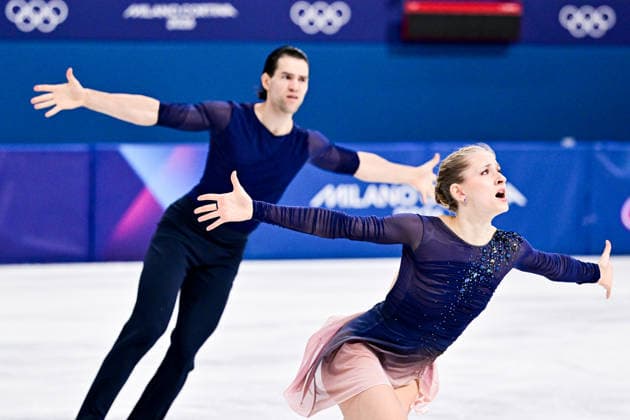 Minerva Fabienne HASE & Nikita VOLODIN (GER), during Pair Skating Free Skating, at the Olympic Winter games, Winterspiele,Spiele, Summer games Milano Cortina 2026, at Milano Ice Skating Arena, on February 16, 2026 in Milan, Italy. Noxthirdxpartyxsales  aflo_320162154