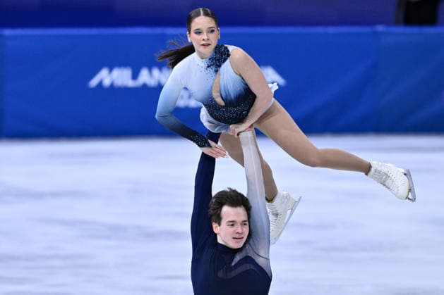 Rg Milano 16 02 2026 - Olimpiadi Milano Cortina 2026 Figure skating, Eiskunstlauf Pair Skating foto Image nella foto: Maria Pavlova-Alexei Sviatchenko 