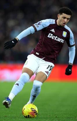 Aston Villa v Brighton & Hove Albion - Premier League Jadon Sancho of Aston Villa on the ball during the Premier League match between Aston Villa and Brighton & Hove Albion at Villa Park on February 11, 2026 in Birmingham, England. WARNING! This Photograph May Only Be Used For Newspaper And Or Magazine Editorial Purposes. May Not Be Used For Publications Involving 1 player, 1 Club Or 1 Competition Without Written Authorisation From Football DataCo Ltd. For Any Queries, Please Contact Football DataCo Ltd on +44 (0) 207 864 9121 Birmingham Villa Park England United Kingdom Copyright: xAllstarxPicturexLibraryxLtdx
