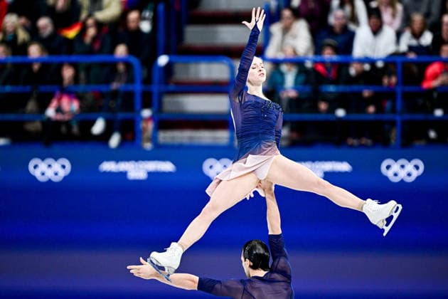 Minerva Fabienne HASE & Nikita VOLODIN (GER), during Pair Skating Free Skating, at the Olympic Winter games, Winterspiele,Spiele, Summer games Milano Cortina 2026, at Milano Ice Skating Arena, on February 16, 2026 in Milan, Italy. Noxthirdxpartyxsales  aflo_320162171