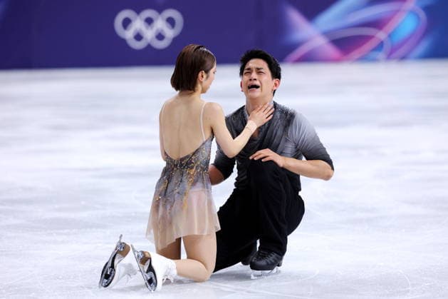Riku Miura & Ryuichi Kihara (JPN), FEBRUARY 16, 2026 - Figure skating, Eiskunstlauf : Pairs Free Skating during the Milano Cortina 2026 Olympic Winter games, Winterspiele,Spiele, Summer games at Milano Ice Skating Arena in Milan, Italy. Noxthirdxpartyxsales  aflo_320167244