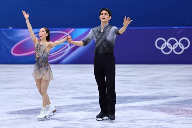 Riku Miura & Ryuichi Kihara (JPN), FEBRUARY 16, 2026 - Figure skating, Eiskunstlauf : Pairs Medal Ceremony during the Milano Cortina 2026 Olympic Winter games, Winterspiele,Spiele, Summer games at Milano Ice Skating Arena in Milan, Italy. Noxthirdxpartyxsales  aflo_320167259