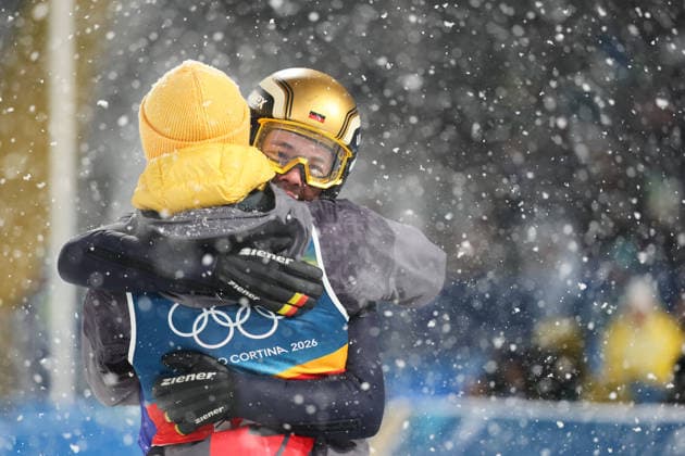 RAIMUND Philipp (GER), FEBRUARY 16, 2026 - Ski jumping, Skispringen, Ski, nordisch : Men s Super Team Final Round during the Milano Cortina 2026 Olympic Winter games, Winterspiele,Spiele, Summer games at Predazzo Ski Jumping Stadium in Predazzo, Italy. Noxthirdxpartyxsales  aflo_320167890
