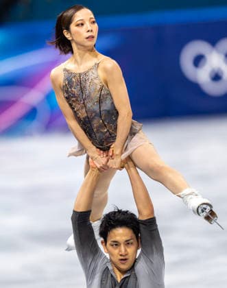 February 17, 2026, Milan, Lombardy, Italy: pairs Figure skating, Eiskunstlauf medal round at this Milano Cortina 2026 Olympics. Olympics 2026: Milano Cortina: Figure Skating PAIRS : ICE DANCE  - ZUMAa35_ 20260217_oly_a35_003 Copyright: xDanielxA.xAndersonx