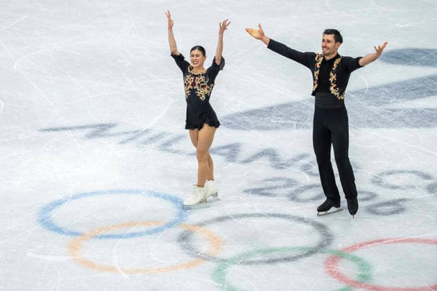 Figure skating, Eiskunstlauf - Milano Cortina 2026 Winter Olympics: Day 10 Rebecca Ghilardi and partner Filippo Ambrosini of Team Italy compete during Pair Skating - Free Skating on day ten of the Milano Cortina 2026 Winter Olympic Games, Olympische Spiele, Olympia, OS at Milano Ice Skating Arena on February 16, 2026 in Milan, Italy. Cortina d Ampezzo Italy  Copyright: xAndrzejxIwanczukx originalFilename:iwanczuk-figuresk260217_npieT.jpg