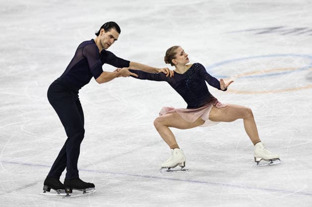 Minerva Fabienne Hase and Nikita Volodin, GER, during pairs free progam at 2026 Figure skating, Eiskunstlauf Olympic Games, Olympische Spiele, Olympia, OS in Milan; 16 02 2026 - *** Minerva Fabienne Hase and Nikita Volodin, GER, during pairs free progam at 2026 figure skating olympic games in Milan 16 02 2026 
