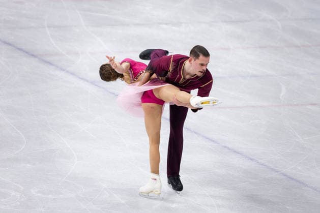 Winter Olympics - Pair Skating Free Figure skating, Eiskunstlauf Final AJ Karina Akopova and partner Nikita Rakhmanin of Team Armenia compete during Pair Skating - Free Skating on day ten of the Milano Cortina 2026 Winter Olympic Games, Olympische Spiele, Olympia, OS at Milano Ice Skating Arena on February 16, 2026 in Milan, Italy. Photo by Alexis Jumeau ABACAPRESS.COM Milan  Copyright: xJumeauxAlexis ABACAx
