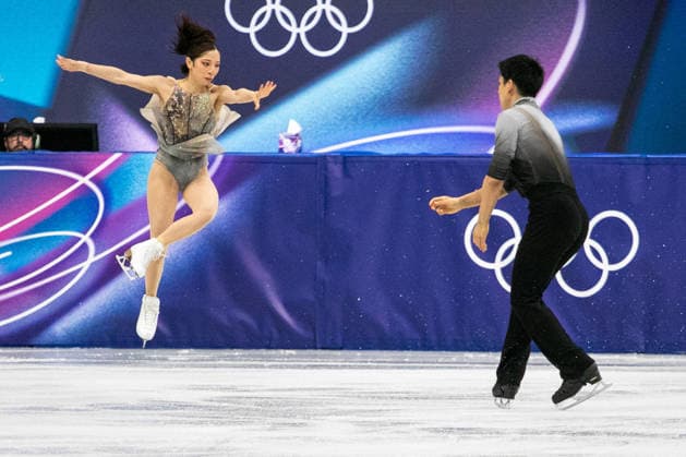 February 16, 2026, Milan, Lombardy, Italy: RIKU MIURA and RYUICHI KIHARA of Japan during Figure skating, Eiskunstlauf pairs finals at Milano Ice Skating Arena at the 2026 Milano Cortina Winter Olympics. They won gold. This is JapanÃ¢â‚¬â ¢s first gold medal in pairs. Olympics 2026: Milano Cortina: Figure Skating Pairs: Final  - ZUMAa19_ 20260216_oly_a19_027 Copyright: xAngelxAdamsx