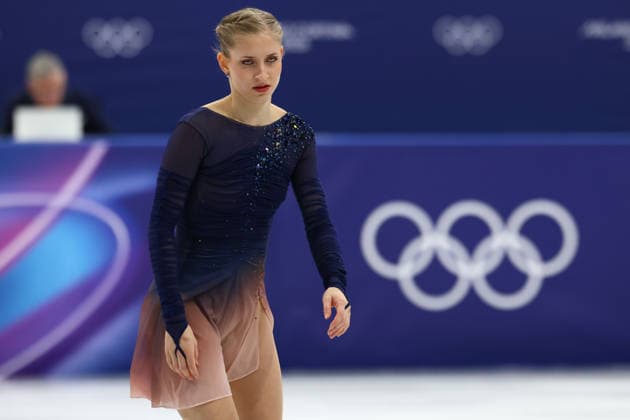 February 16, 2026, Milan, Lombardy, Italy: MINERVA FABIENNE HASE of Germany looks dejected after skating the Free Skating in the Pairs of the Figure skating, Eiskunstlauf at the Milano Cortina 2026 Winter Olympic Games, Olympische Spiele, Olympia, OS Milan Italy - ZUMAc179 20260216_oly_c179_380 Copyright: xMickaelxChavetx