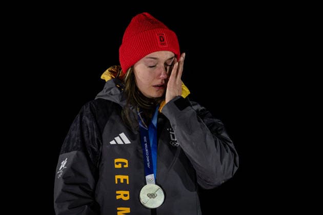 Laura Nolte, Monobob Women, Milano Cortina 2026 Olympic Games, Olympische Spiele, Olympia, OS 16-02-2026 *** Laura Nolte, Monobob Women, Milano Cortina 2026 Olympic Games 16 02 2026 Copyright: HMBxMedia MarcxNiemeyer