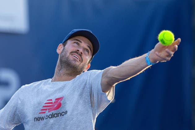 2026 Delray Beach Open - Day 1 Tommy Paul of the USA practices during Day 1 of the Delray Beach Open at the Delray Tennis Center in Delray Beach, Florida, on February 16, 2026. Delray Beach FL United States  Copyright: xMauricioxPaizx originalFilename:paiz-2026delr260216_npt9S.jpg