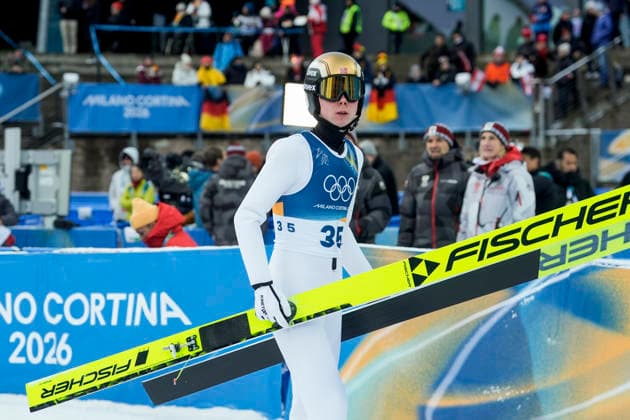 Winter Olympics in Milan Cortina 2026 Val di Fiemme, Italy 20260217. Jens Luras Oftebro from Norway during the practice round before the combined jump large hill at the Predazzo Ski jumping, Skispringen, Ski, nordisch Stadium during the Winter Olympics in Milano Cortina 2026. Photo: Terje Pedersen NTB Val di Fiemme Italy EDITORIAL USE ONLY. RESTRICTED USE FOR BETTING COMPANIES Ref:_SPOLi7w6c2YG1I.jpg *** Winter Olympics in Milan Cortina 2026 Val di Fiemme, Italy 20260217 Jens Luras Oftebro from Norway during the practice round before the combined jump large hill at the Predazzo Ski Jumping Stadium during the Winter Olympics in Milano Cortina 2026 Photo Terje Pedersen NTB Val di Fiemme Italy EDITORIAL USE ONLY RESTRICTED USE FOR BETTING COMPANIES  Copyright: xTerjexPedersenx xNTBx