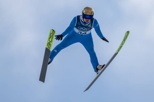 OLYMPICS - Winter Olympic Games, Olympische Spiele, Olympia, OS Milano Cortina 2026 PREDAZZO,ITALY,17.FEB.26 - OLYMPICS, NORDIC SKIING, NORDIC COMBINED, Ski jumping, Skispringen, Ski, nordisch - Winter Olympic Games Milano Cortina 2026, large hill. Image shows Julian Schmid (GER).  GEPAxpictures xOliverxLerch