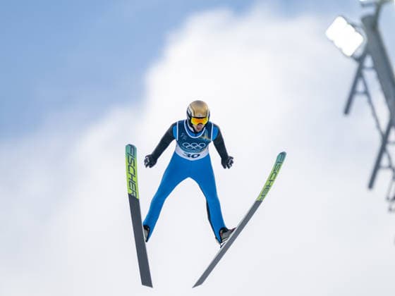 OLYMPICS - Winter Olympic Games, Olympische Spiele, Olympia, OS Milano Cortina 2026 PREDAZZO,ITALY,17.FEB.26 - OLYMPICS, NORDIC SKIING, NORDIC COMBINED, Ski jumping, Skispringen, Ski, nordisch - Winter Olympic Games Milano Cortina 2026, large hill. Image shows Ilkka Herola (FIN).  GEPAxpictures xOliverxLerch