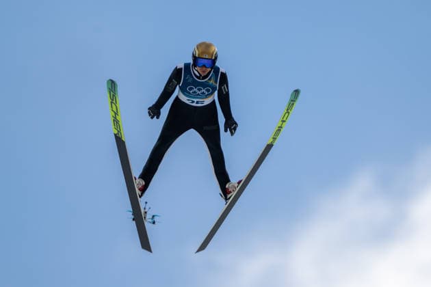 OLYMPICS - Winter Olympic Games, Olympische Spiele, Olympia, OS Milano Cortina 2026 PREDAZZO,ITALY,17.FEB.26 - OLYMPICS, NORDIC SKIING, NORDIC COMBINED, Ski jumping, Skispringen, Ski, nordisch - Winter Olympic Games Milano Cortina 2026, large hill. Image shows Eero Hirvonen (FIN).  GEPAxpictures xOliverxLerch