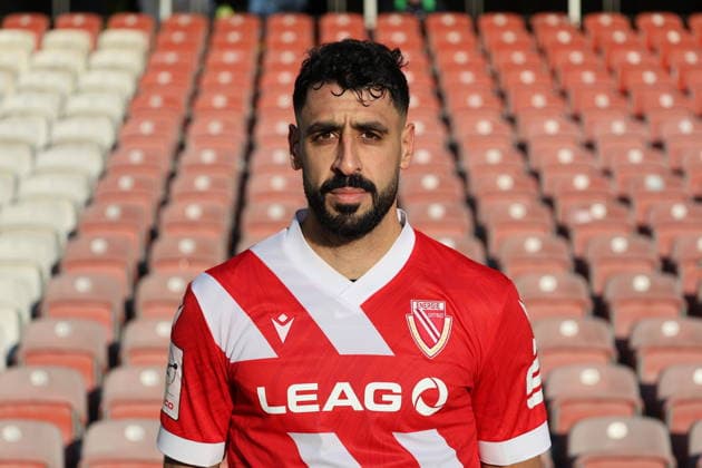 14 Tolga Cigerci Energie Cottbus Football 3 League 2025 2026 FC Energie Cottbus Portrait Portrait appointment Presentation xptt