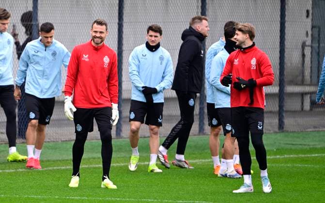 Club Brugge v Atletico de Madrid - UEFA Champions League Media Activities 16 02 2026 BRUGGE, BELGIUM - FEBRUARY 17 : Mignolet Simon goalkeeper of Club Brugge and Jackers Nordin goalkeeper of Club Brugge pictured during a training session ahead of the UEFA Champions League 2025 26 knockout phase play-off match first leg between Club Brugge and Atletico de Madrid on February 17, 2026 in Brugge, Belgium, 17 02 2026 Westkapelle Belgium  Copyright: xJanxDexMeuleneirx