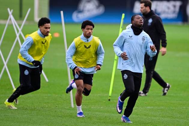 Club Brugge v Atletico de Madrid - UEFA Champions League Media Activities 16 02 2026 BRUGGE, BELGIUM - FEBRUARY 17 : Diakhon Mamadou forward of Club Brugge pictured during a training session ahead of the UEFA Champions League 2025 26 knockout phase play-off match first leg between Club Brugge and Atletico de Madrid on February 17, 2026 in Brugge, Belgium, 17 02 2026 Westkapelle Belgium  Copyright: xJanxDexMeuleneirx