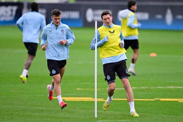 Club Brugge v Atletico de Madrid - UEFA Champions League Media Activities 16 02 2026 BRUGGE, BELGIUM - FEBRUARY 17 : Vanaken Hans midfielder of Club Brugge pictured during a training session ahead of the UEFA Champions League 2025 26 knockout phase play-off match first leg between Club Brugge and Atletico de Madrid on February 17, 2026 in Brugge, Belgium, 17 02 2026 Westkapelle Belgium  Copyright: xJanxDexMeuleneirx