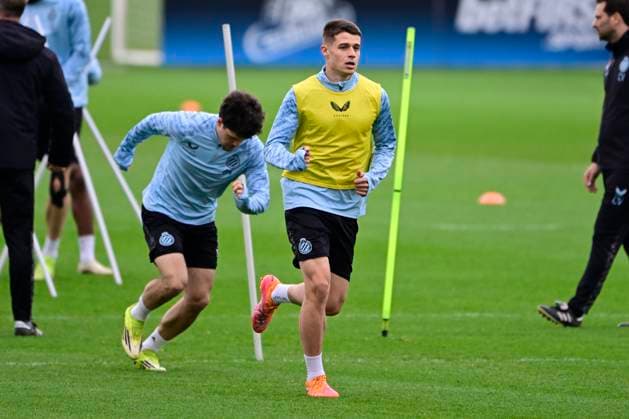 Club Brugge v Atletico de Madrid - UEFA Champions League Media Activities 16 02 2026 BRUGGE, BELGIUM - FEBRUARY 17 : Tresoldi Nicolo forward of Club Brugge pictured during a training session ahead of the UEFA Champions League 2025 26 knockout phase play-off match first leg between Club Brugge and Atletico de Madrid on February 17, 2026 in Brugge, Belgium, 17 02 2026 Westkapelle Belgium  Copyright: xJanxDexMeuleneirx
