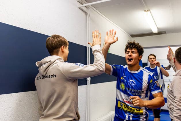 16 02 206, GER, Handball, Men, Season 25 26, Daikin 1 Bl, 21 Matchday, ThSV Eisenach Bergischer HC Gian Attenhofer ThSV Eisenach,11 99817 Eisenach Werner Assmann Halle Am Sportp Thueringen Germany
