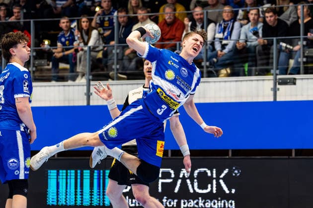 16 02 206, GER, Handball, Men, Season 25 26, Daikin 1 Bl, 21 Matchday, ThSV Eisenach Bergischer HC Oskar Joelsson ThSV Eisenach,3 99817 Eisenach Werner Assmann Halle Am Sportp Thueringen Germany