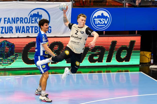 16 02 206, GER, Handball, Men, Season 25 26, Daikin 1 Bl, 21 Matchday, ThSV Eisenach Bergischer HC Noah Beyer Bergischer HC 99817 Eisenach Werner Assmann Halle Am Sportp Thueringen Germany