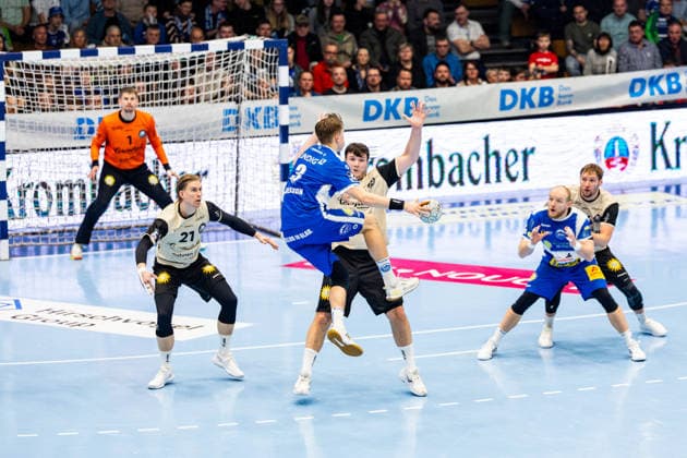 16 02 206, GER, Handball, Men, Season 25 26, Daikin 1 Bl, 21 Matchday, ThSV Eisenach Bergischer HC Oskar Joelsson ThSV Eisenach,3 99817 Eisenach Werner Assmann Halle Am Sportp Thueringen Germany