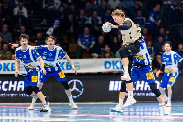 16 02 206, GER, Handball, Men, Season 25 26, Daikin 1 Bl, 21 Matchday, ThSV Eisenach Bergischer HC Kim Voss Fels Bergischer HC 99817 Eisenach Werner Assmann Halle Am Sportp Thueringen Germany