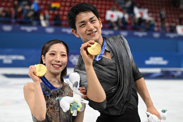 GIOCHI OLIMPICI - Olimpiadi Invernali Milano-Cortina 2026 - Figure skating, Eiskunstlauf MIURA Riku KIHARA Ryuichi (JPN) during Figure Skating, Olympic Winter games, Winterspiele,Spiele, Summer games Milano-Cortina 2026 in Milano, Italy, February 16 2026 Cortina D Ampezzo Italy  Copyright: xIPAxSport ABACAx