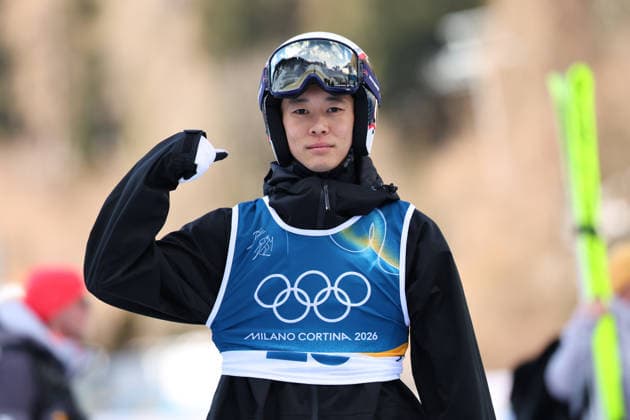 Ryota Yamamoto (JPN), FEBRUARY 16, 2026 - Nordic Combined : Individual LH 10km during the Milano Cortina 2026 Olympic Winter games, Winterspiele,Spiele, Summer games at Predazzo Ski jumping, Skispringen, Ski, nordisch Stadium in Predazzo, Italy. Noxthirdxpartyxsales  aflo_320209166