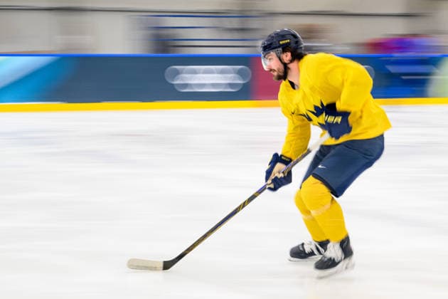 260217 Rasmus Andersson of Sweden at an Ice hockey, Eishockey practice session during day 11 of the 2026 Winter Olympics on February 17, 2026 in Milan. Photo: Carl Sandin BILDBYRAN kod CS CS0884 ishockey ice hockey Olympic Games, Olympische Spiele, Olympia, OS olympics winter olympics os ol olympiska spel vinter-os olympiske leker milano cortina 2026 milan cortina 2026 milano cortina 2026 olympic games milano cortina 2026 winter olympic games milano cortina-os milano cortina-ol vinter-ol 11 bbeng sverige sweden *** 260217 Rasmus Andersson of Sweden at an ice hockey practice session during day 11 of the 2026 Winter Olympics on February 17, 2026 in Milan Photo Carl Sandin BILDBYRAN code CS CS0884 ice hockey ice hockey olympic games olympics winter olympics os ol olympiska spel vinter os olympiske leker milano cortina 2026 milan cortina 2026 milano cortina 2026 olympic games milano cortina 2026 winter olympic games milano cortina os milano cortina ol vinter ol 11 bbeng sverige sweden  Copyright: CARLxSANDIN BB260217CS009
