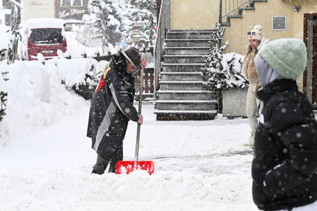LIVIGNO, ITALY 20260217 Snowfall in Livigno, Italy on Tuesday during the Winter Olympics. *** The image is included in the SPORTS PACKAGE. For others PAID IMAGE *** LIVIGNO ITALY x10080x *** LIVIGNO, ITALY 20260217 Snowfall in Livigno, Italy on Tuesday during the Winter Olympics The image is included in the SPORTS PACKAGE For others PAID IMAGE LIVIGNO ITALY x10080x  Copyright: xFredrikxSandberg TTx 2026 OLYMPICS SKICROSS TRAINING