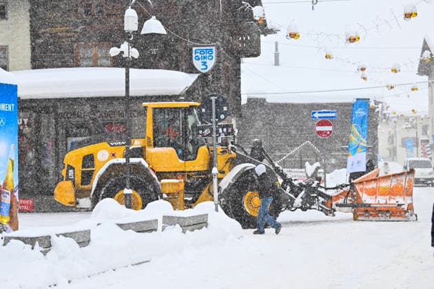 LIVIGNO, ITALY 20260217 Snowfall in Livigno, Italy on Tuesday during the Winter Olympics. *** The image is included in the SPORTS PACKAGE. For others PAID IMAGE *** LIVIGNO ITALY x10080x *** LIVIGNO, ITALY 20260217 Snowfall in Livigno, Italy on Tuesday during the Winter Olympics The image is included in the SPORTS PACKAGE For others PAID IMAGE LIVIGNO ITALY x10080x  Copyright: xFredrikxSandberg TTx 2026 OLYMPICS SKICROSS TRAINING