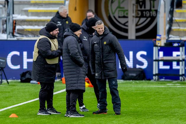 Bodo Glimt trains at Aspmyra Oslo 20260217 Bodo Glimt s coach Kjetil Knutsen during training with Bodo Glimt at Aspmyra before the Champions League football match against Inter Photo Thomas Andersen NTB Oslo Norway EDITORIAL USE ONLY RESTRICTED USE FOR BETTING COMPANIES  Copyright: xThomasxAndersenx xNTBx