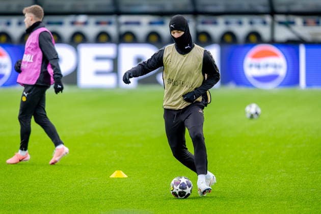 Bodo Glimt trains at Aspmyra Oslo 20260217 Training with Bodo Glimt at Aspmyra before the Champions League football match against Inter Photo Thomas Andersen NTB Oslo Norway EDITORIAL USE ONLY RESTRICTED USE FOR BETTING COMPANIES  Copyright: xThomasxAndersenx xNTBx
