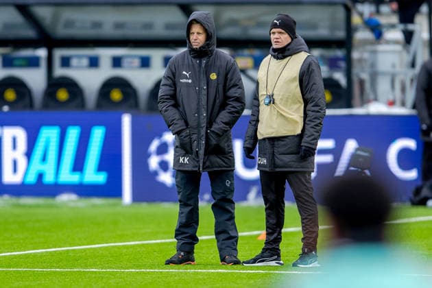 Bodo Glimt trains at Aspmyra Oslo 20260217 Bodo Glimt s coach Kjetil Knutsen during training with Bodo Glimt at Aspmyra before the Champions League football match against Inter Photo Thomas Andersen NTB Oslo Norway EDITORIAL USE ONLY RESTRICTED USE FOR BETTING COMPANIES  Copyright: xThomasxAndersenx xNTBx