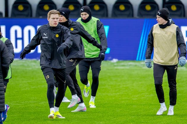 Bodo Glimt trains at Aspmyra Oslo 20260217 Bodo Glimts Jens Petter Hauge during training with Bodo Glimt at Aspmyra before the Champions League football match against Inter Photo Thomas Andersen NTB Oslo Norway EDITORIAL USE ONLY RESTRICTED USE FOR BETTING COMPANIES  Copyright: xThomasxAndersenx xNTBx