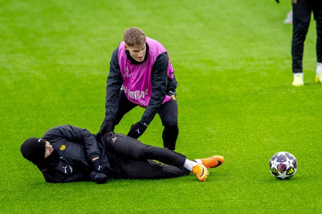 Bodo Glimt trains at Aspmyra Oslo 20260217 Training with Bodo Glimt at Aspmyra before the Champions League football match against Inter Photo Thomas Andersen NTB Oslo Norway EDITORIAL USE ONLY RESTRICTED USE FOR BETTING COMPANIES  Copyright: xThomasxAndersenx xNTBx