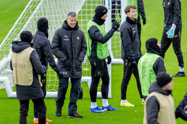 Bodo Glimt trains at Aspmyra Oslo 20260217 Bodo Glimt s coach Kjetil Knutsen during training with Bodo Glimt at Aspmyra before the Champions League football match against Inter Photo Thomas Andersen NTB Oslo Norway EDITORIAL USE ONLY RESTRICTED USE FOR BETTING COMPANIES  Copyright: xThomasxAndersenx xNTBx