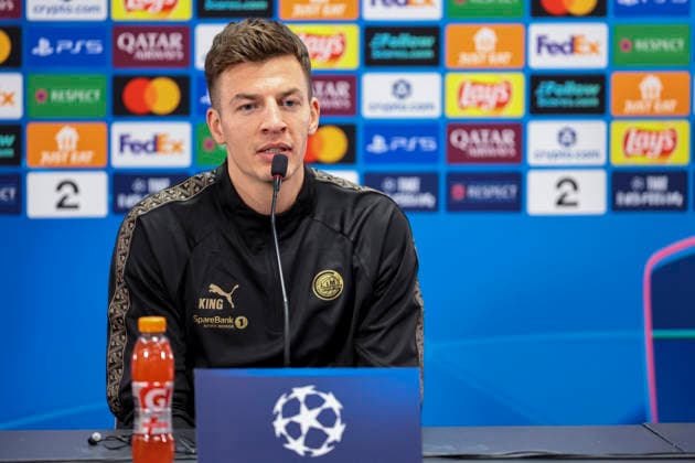 Press conference with Bodo Glimt Bodo 20260217 Bodo Glimts Jostein Gundersen during a press conference with Bodo Glimt at Aspmyra before the Champions League football match against Inter Photo Thomas Andersen NTB Bodo Norway EDITORIAL USE ONLY RESTRICTED USE FOR BETTING COMPANIES  Copyright: xThomasxAndersenx xNTBx
