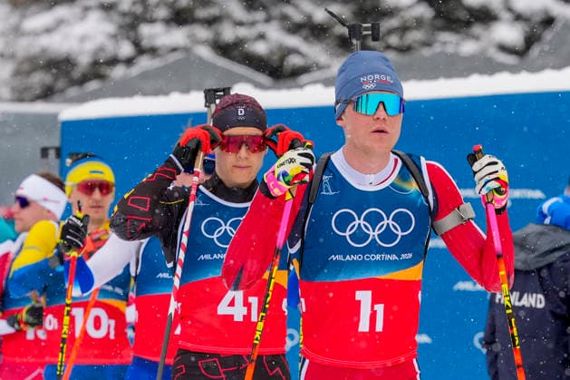 Vinter-OL i Milano Cortina 2026 Anterselva, Italy 20260217. Martin Uvdal during 4x7.5 km relay men in biathlon during the Winter Olympics in Milan Cortina 2026. Photo: Heiko Junge NTB Anterselva Italia EDITORIAL USE ONLY. RESTRICTED USE FOR BETTING COMPANIES Ref:_SPORPosodgKWOg.jpg *** Winter Olympics in Milan Cortina 2026 Anterselva, Italy 20260217 Martin Uvdal during 4x7 5 km relay men in biathlon during the Winter Olympics in Milan Cortina 2026 Photo Heiko Junge NTB Anterselva Italia EDITORIAL USE ONLY RESTRICTED USE FOR BETTING COMPANIES  Copyright: xHeikoxJungex xNTBx