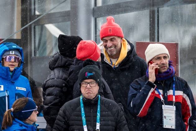 260217 Football manager Jürgen Klopp the stands at men s 4 x 7,5 km relay biathlon during day 11 of the 2026 Winter Olympics on February 17, 2026 in Anterselva. Photo: Joel Marklund BILDBYRAN kod JM JM0796 skidskytte biathlon skiskyting Olympic Games, Olympische Spiele, Olympia, OS olympics winter olympics os ol olympiska spel vinter-os olympiske leker milano cortina 2026 milan cortina 2026 milano cortina 2026 olympic games milano cortina 2026 winter olympic games milano cortina-os milano cortina-ol vinter-ol 11 bbeng stafett relay *** 260217 Football manager Jürgen Klopp the stands at men s 4 x 7,5 km relay biathlon during day 11 of the 2026 Winter Olympics on February 17, 2026 in Anterselva Photo Joel Marklund BILDBYRAN code JM JM0796 biathlon biathlon biathlon olympic games olympics olympics winter olympics os ol olympiska spel vinter os olympiske leker milano cortina 2026 milan cortina 2026 milano cortina 2026 olympic games milano cortina 2026 winter olympic games milano cortina os milano cortina ol vinter ol 11 bbeng relay  Copyright: JOELxMARKLUND BB260217JM026