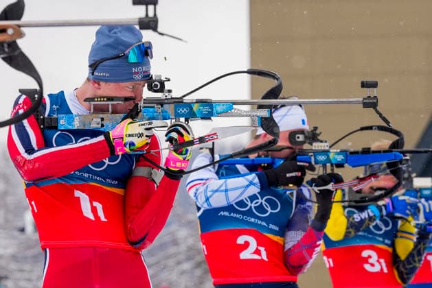 Winter Olympics in Milan Cortina 2026 Anterselva, Italy 20260217. Martin Uldal from Norway during the men s 4 x 7.5 km relay in biathlon at the Winter Olympics in Milan Cortina 2026. Photo: Heiko Junge NTB Anterselva Italy EDITORIAL USE ONLY. RESTRICTED USE FOR BETTING COMPANIES Ref:_SPOxrLJZmCWDtk.jpg *** Winter Olympics in Milan Cortina 2026 Anterselva, Italy 20260217 Martin Uldal from Norway during the men s 4 x 7 5 km relay in biathlon at the Winter Olympics in Milan Cortina 2026 Photo Heiko Junge NTB Anterselva Italy EDITORIAL USE ONLY RESTRICTED USE FOR BETTING COMPANIES  Copyright: xHeikoxJungex xNTBx