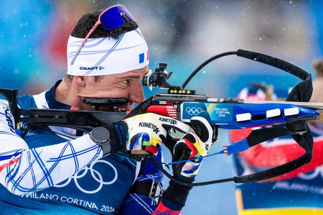260217 Quentin Fillon Maillet of France competes in men s 4 x 7,5 km relay biathlon during day 11 of the 2026 Winter Olympics on February 17, 2026 in Anterselva. Photo: Joel Marklund BILDBYRAN kod JM JM0796 skidskytte biathlon skiskyting Olympic Games, Olympische Spiele, Olympia, OS olympics winter olympics os ol olympiska spel vinter-os olympiske leker milano cortina 2026 milan cortina 2026 milano cortina 2026 olympic games milano cortina 2026 winter olympic games milano cortina-os milano cortina-ol vinter-ol 11 bbeng stafett relay frankrike *** 260217 Quentin Fillon Maillet of France competes in men s 4 x 7,5 km relay biathlon during day 11 of the 2026 Winter Olympics on February 17, 2026 in Anterselva Photo Joel Marklund BILDBYRAN code JM JM0796 biathlon biathlon biathlon olympic games olympics olympics winter olympics os ol olympiska spel vinter os olympiske leker milano cortina 2026 milan cortina 2026 milano cortina 2026 olympic games milano cortina 2026 winter olympic games milano cortina os milano cortina ol vinter ol 11 bbeng relay relay france  Copyright: JOELxMARKLUND BB260217JM045