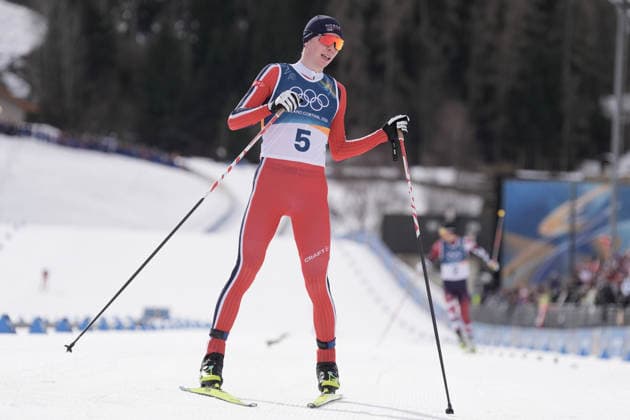 Winter Olympics in Milan Cortina 2026 Val di Fiemme, Italy 20260217. Jens Luraas Oftebro from Norway with the gold medal on the podium after the combined 10 km cross-country skiing at Lago di Tesero during the Winter Olympics in Milano Cortina 2026. Photo: Terje Pedersen NTB Val di Fiemme Italy EDITORIAL USE ONLY. RESTRICTED USE FOR BETTING COMPANIES Ref:_SPOI6YhCVeG3G8.jpg *** Winter Olympics in Milan Cortina 2026 Val di Fiemme, Italy 20260217 Jens Luraas Oftebro from Norway with the gold medal on the podium after the combined 10 km cross country skiing at Lago di Tesero during the Winter Olympics in Milano Cortina 2026 Photo Terje Pedersen NTB Val di Fiemme Italy EDITORIAL USE ONLY RESTRICTED USE FOR BETTING COMPANIES  Copyright: xTerjexPedersenx xNTBx